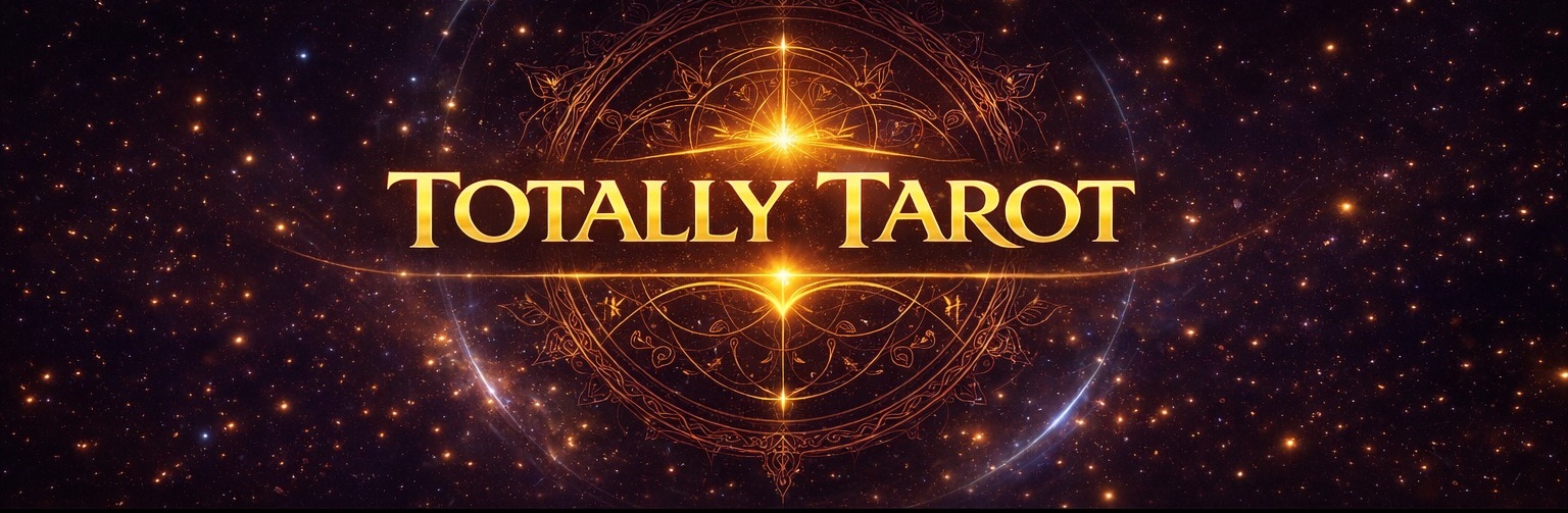 Totally Tarot — 81-card Nava Mandala Vedic tarot system with golden mandala design